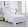 Kathy Ireland 6 Piece Brushed Microfiber Sheet Set - Full - White 1298FLWH